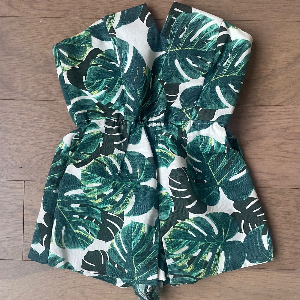 Tropical romper Topshop